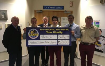 Charles Benjamin Wilson Bequest donates £2000 to the Salisbury Hospital Stars Appeal.